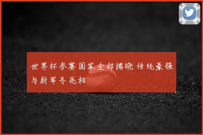 世界杯参赛国家全部揭晓 传统豪强与新军齐亮相