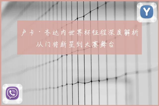 卢卡·齐达内世界杯征程深度解析：从门将新星到大赛舞台